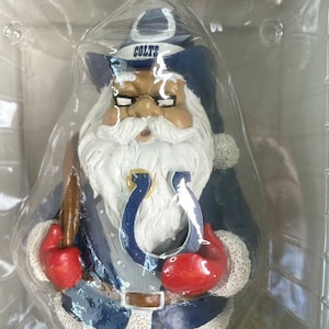 Santa Claus Football Indianapolis Colts NFL Collectible Statue