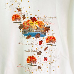 Fall Autumn T Shirt Scenic Mill Pond (Sweatshirt, Hoodie Available on Request) #794f