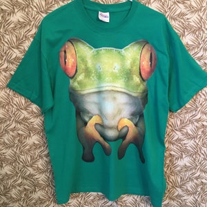 Frog Face T Shirt,  ( Sweatshirt & Hoodie Available On Request) (Over-Size Design)   260o