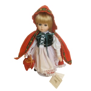 Bradley Doll Little Red Riding Hood Porcelain 1977 Vintage 12&quot;