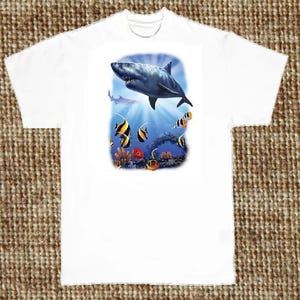 Shark T Shirt, Shark Territory, (Sweatshirt, Hoodie Available on Request) #250a