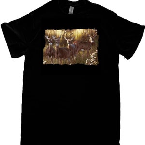 Deer T Shirt, Graceful Deer, (Sweatshirt, Hoodie Available on Request) #235d