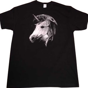 Einhorn-T-Shirt (Sweatshirt, Hoodie auf Anfrage verfügbar) #711c