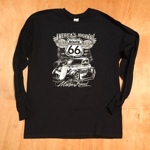 The Mother Road Route 66 T Shirt, (Sweatshirt, Hoodie Available on Request) #048c