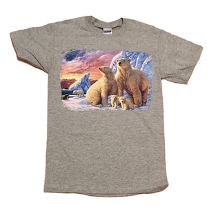 Polar Bear Hidden Image T Shirt, (Sweatshirt, Hoodie & Youth Available on Request) #228