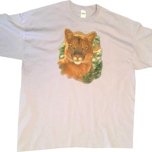 Mountain Lion T Shirt, Tote Bag, Apron, (Sweatshirt,  Hoodie Available On Request)  #291m