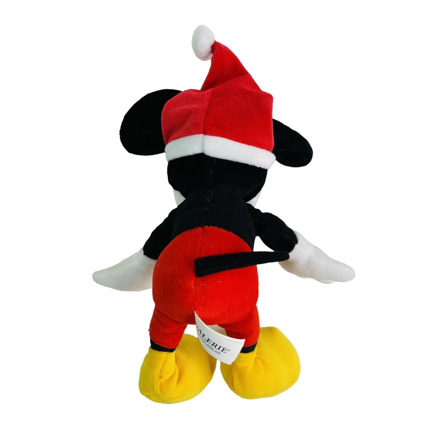 Disney Mickey Mouse Christmas Plush Stuffed Toy Doll in Red 
