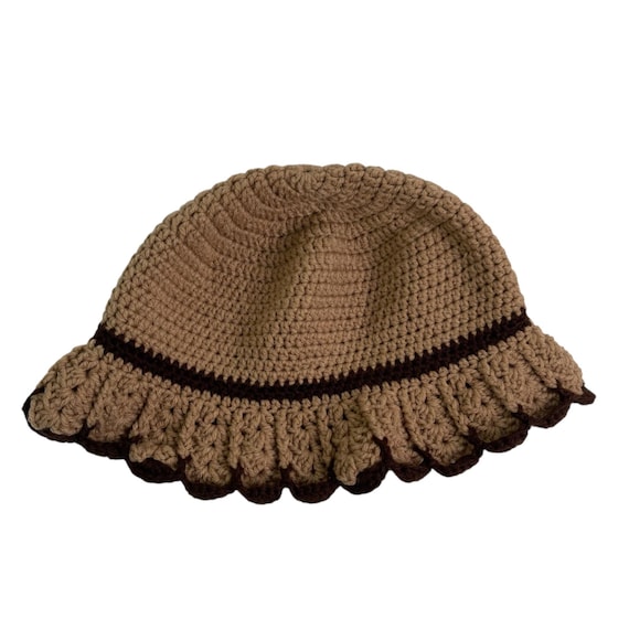 Handcrafted Crochet Cloche Bucket Hat Soft Stretchy Warm Handmade by Seller Knit ? Super cozy, soft and fluffy ? These crochet cloche hats  main image 4
