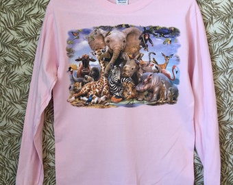 African Animals T Shirt, African Smile, (Sweatshirt, Hoodie Available on Request) #269h