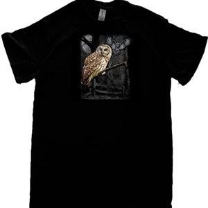 Brown Owl T Shirt (Sweatshirt, Hoodie Available on Request) # 218a