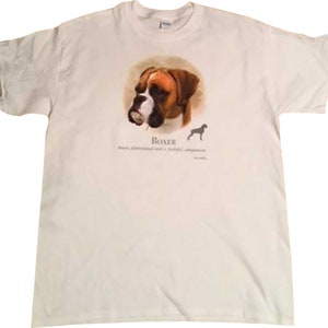 Fawn Boxer Dog T Shirt, (Sweatshirt, Hoodie Available on Request) #817f