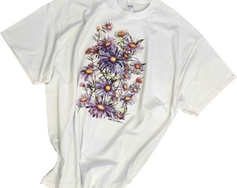 Daisy Floral Flower Bouquet T Shirt, (Sweatshirt, Hoodie Available on Request) #797c