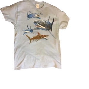 Shark T Shirt (Sweatshirt, Hoodie Available on Request) #250o