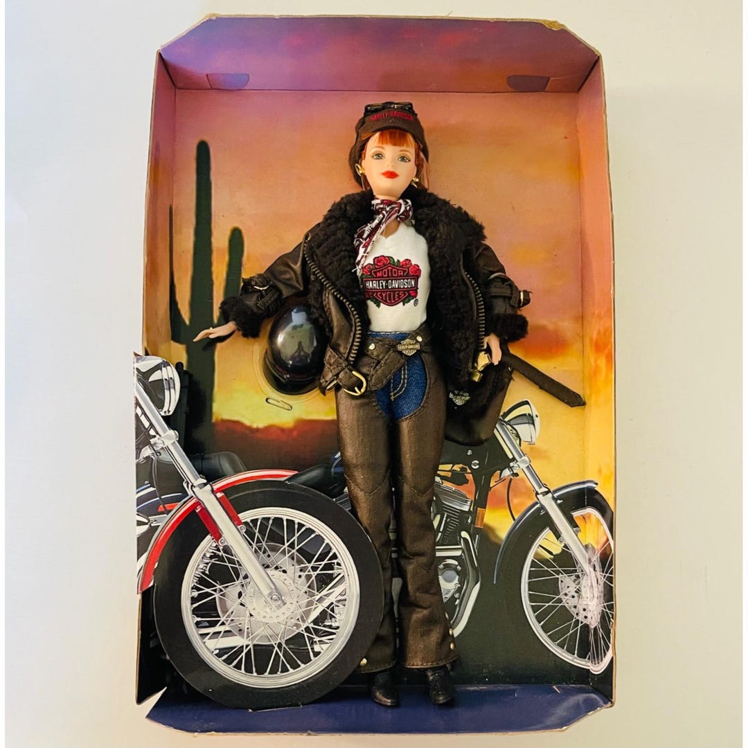 Vintage 1998 Harley Davidson Barbie Redhead 20441 Mint Doll NRFP