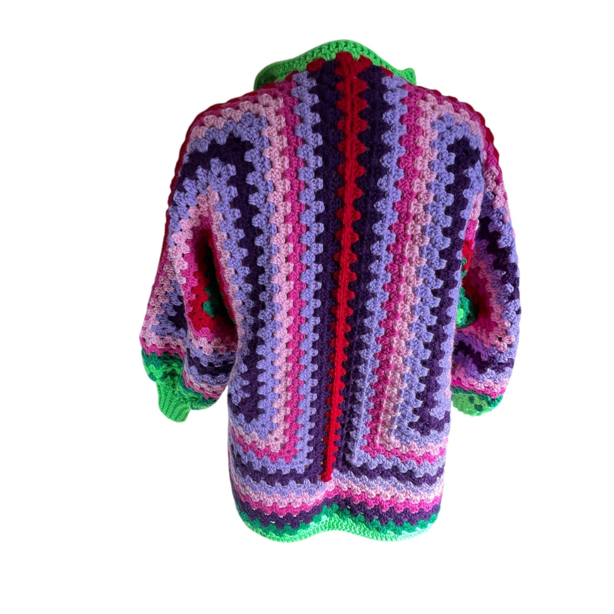 Crochet Cardigan Beautiful Sweater Inspired Jason Mamoa Style