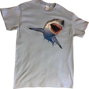 Shark T Shirt, Sharky, (Sweatshirt, Hoodie Available on Request) #250