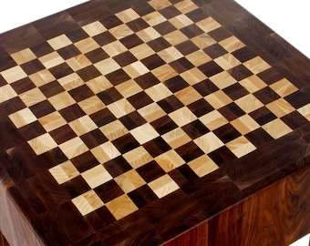 Checkerboard Fourche Creek Butcher Block by Bradley Brand - Made in USA since 1903