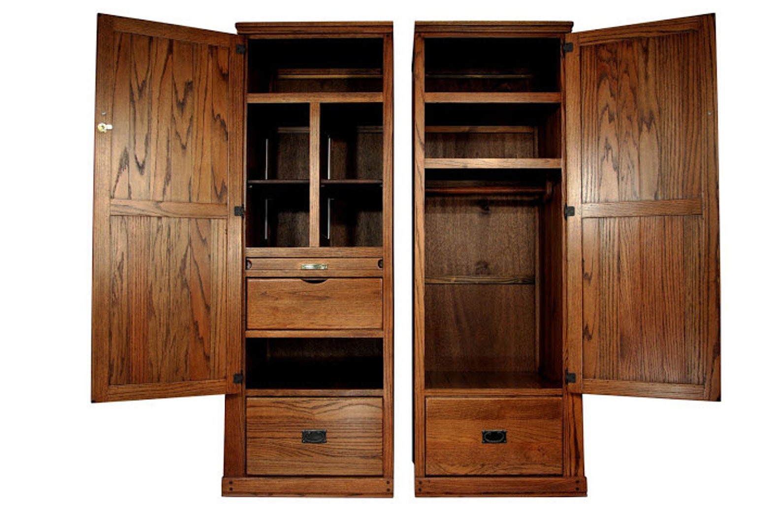 Uniquely Designed Executive Armoire Etsy