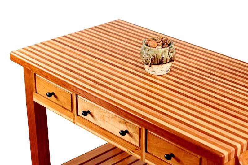 Cherry & Pecan Kitchen Island Hand Built Heirloom Quality Etsy