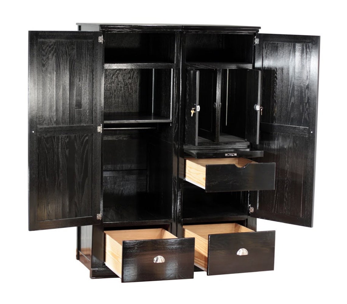 Uniquely Designed Executive Armoire Etsy