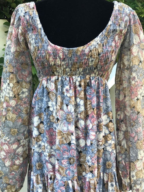 Gorgeous ethereal smocked bodice maxi.