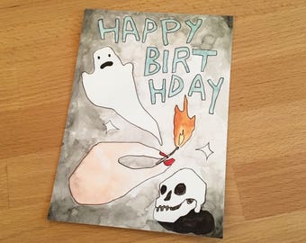 Spooky Happy Birthday Print 5x7