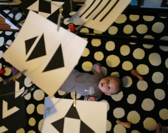 DIY Digital Pattern for Essential Montessori Black and White Mobile