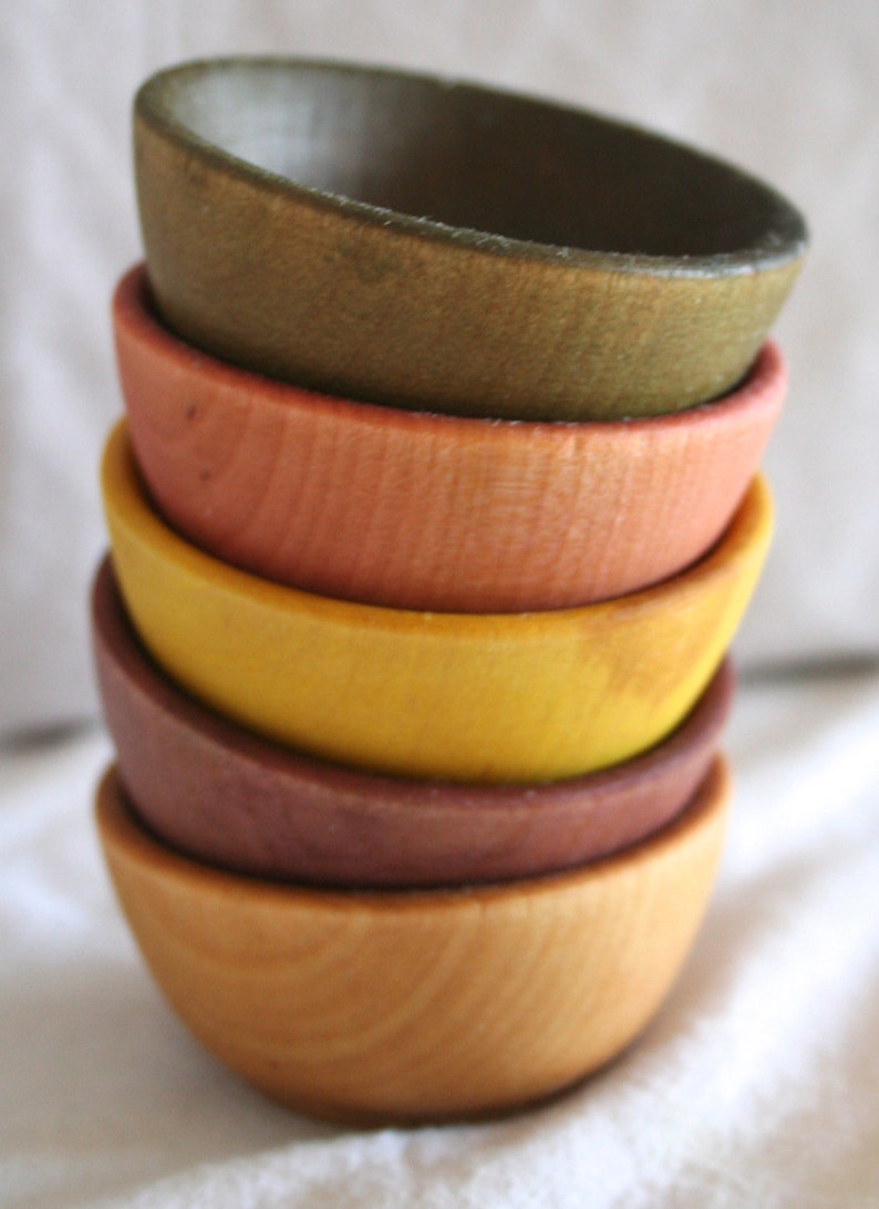 Stacking Bowls Essential Montessori Nesting and Stacking Learning Material Great for Play Kitchens, Sensory Bins or Stocking Stuffers image 6