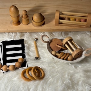 Handmade Essential Montessori Baby Set: First Year Essentials