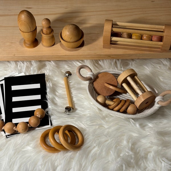 Handmade Essential Montessori Baby Set: First Year Essentials