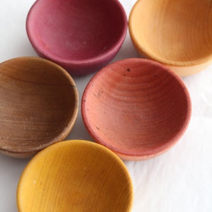 Stacking Bowls Essential Montessori Nesting and Stacking Learning Material Great for Play Kitchens, Sensory Bins or Stocking Stuffers Multi Vegetable Dyes
