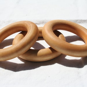 Wooden Ring Set of Three Essential Montessori image 1