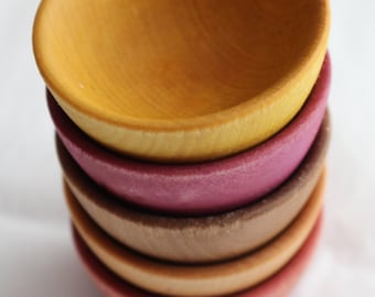 Stacking Bowls - Essential Montessori Nesting and Stacking Learning Material Great for Play Kitchens, Sensory Bins or Stocking Stuffers