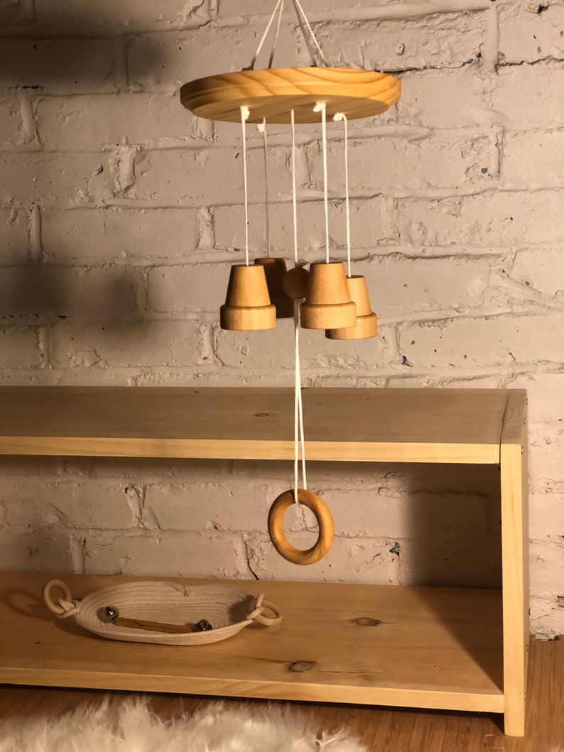 Wooden Bell Chimes Mobile Essential Montessori Please read item description image 5