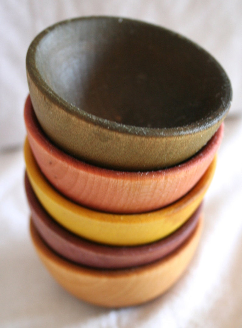 Stacking Bowls Essential Montessori Nesting and Stacking Learning Material Great for Play Kitchens, Sensory Bins or Stocking Stuffers image 4