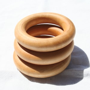 Wooden Ring Set of Three Essential Montessori image 4