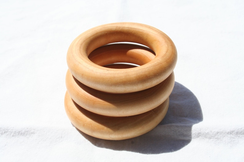 Wooden Ring Set of Three Essential Montessori image 4