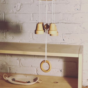 Wooden Bell Chimes Mobile Essential Montessori Please read item description image 4