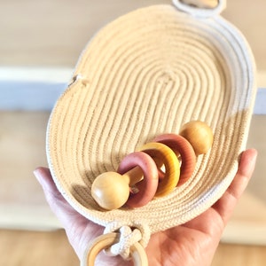 Essential Montessori Classic Wooden Ring Shaker image 6