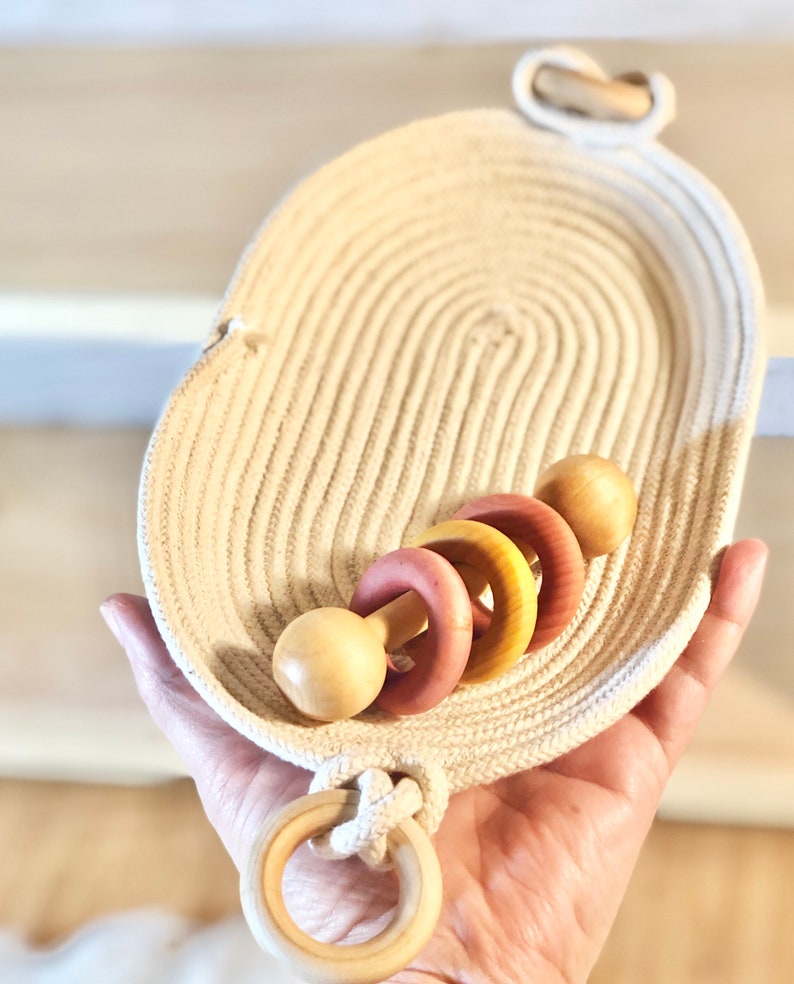Essential Montessori Classic Wooden Ring Shaker image 6