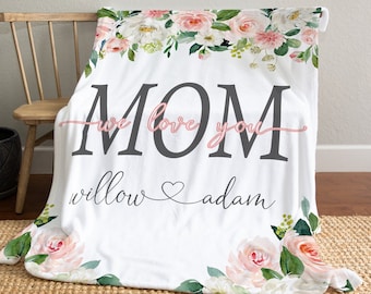 mother's day photo blanket