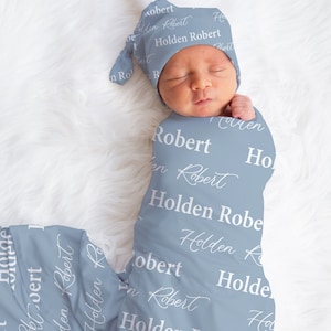 Personalized Baby Swaddle Blanket - JS01