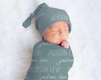 Personalized Baby Swaddle Blanket - JS12