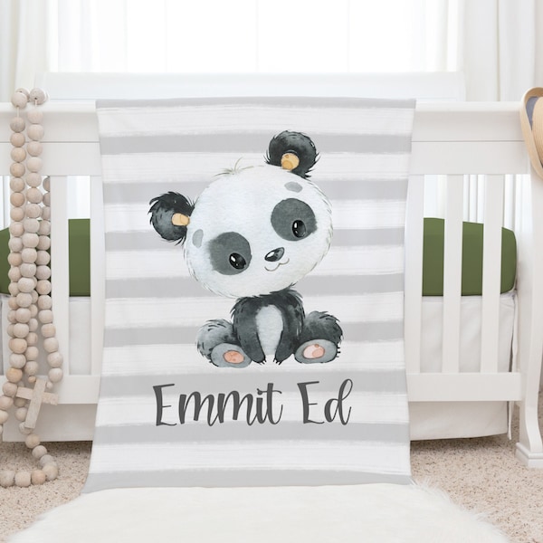 Panda Baby Blanket Etsy