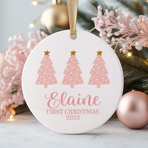 Personalized Baby First Christmas Ornament, Personalized Baby Christmas Ornament, Christmas Tree Ornament, Baby Christmas Stocking Stuffer