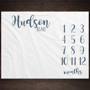 Milestone Blanket Monthly Baby Growth Tracker Minky Fleece Blanket Baby Shower Gift Newborn Gender Neutral Gift For Baby Mom To be