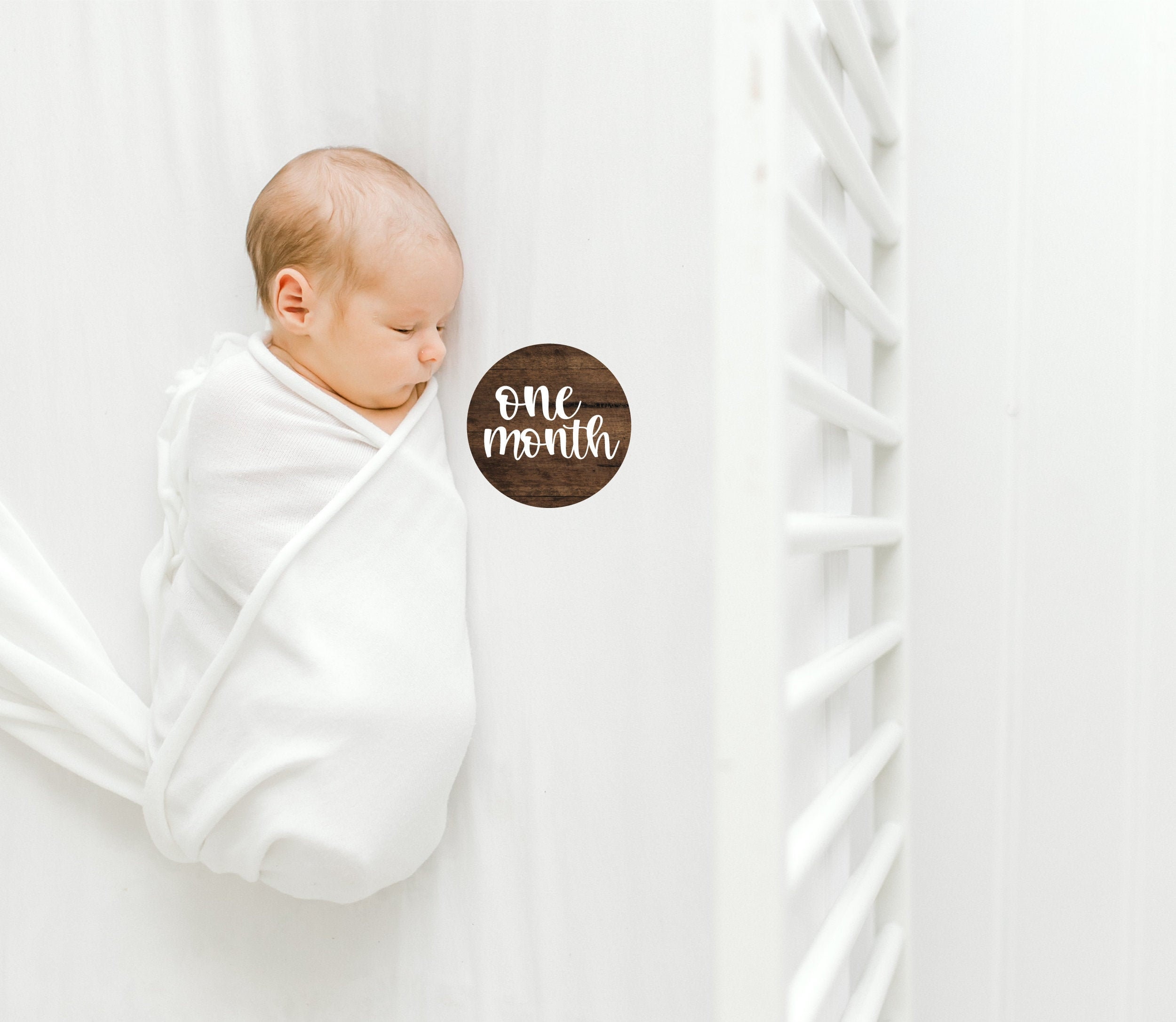 Monthly Baby Milestone Cards, Wood Milestone Cards, Baby Milestone Markers 1-12 Months, Baby Growth Tracker, Baby Shower Gift,