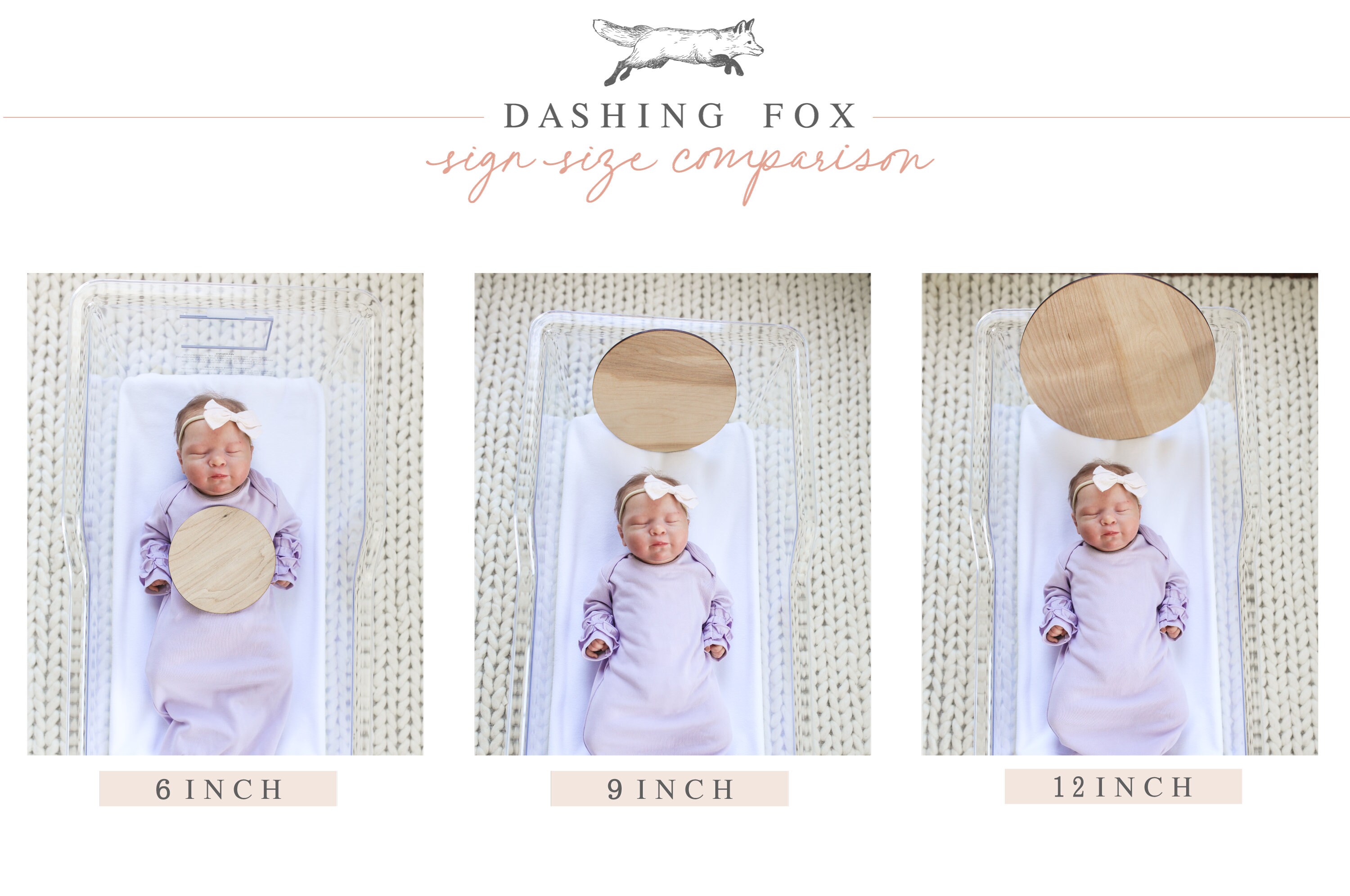 Birth Stats Round Wood Baby Name Sign Wooden Personalized Baby Name ...