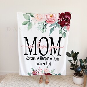 Mothers Day Gift Personalized , Grandparents Mothers Day Gift From Grandkids, Mom Present, Grandma Gift For Christmas