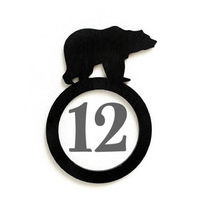 Wood Bear Marker, Woodland Milestone Blanket Marker, Month Marker, Baby Shower Gift, Photo Prop, Keepsake